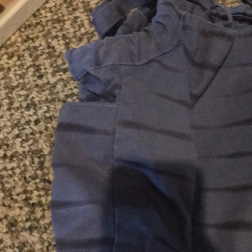 Blue cotton tote - Picture 3 of 4